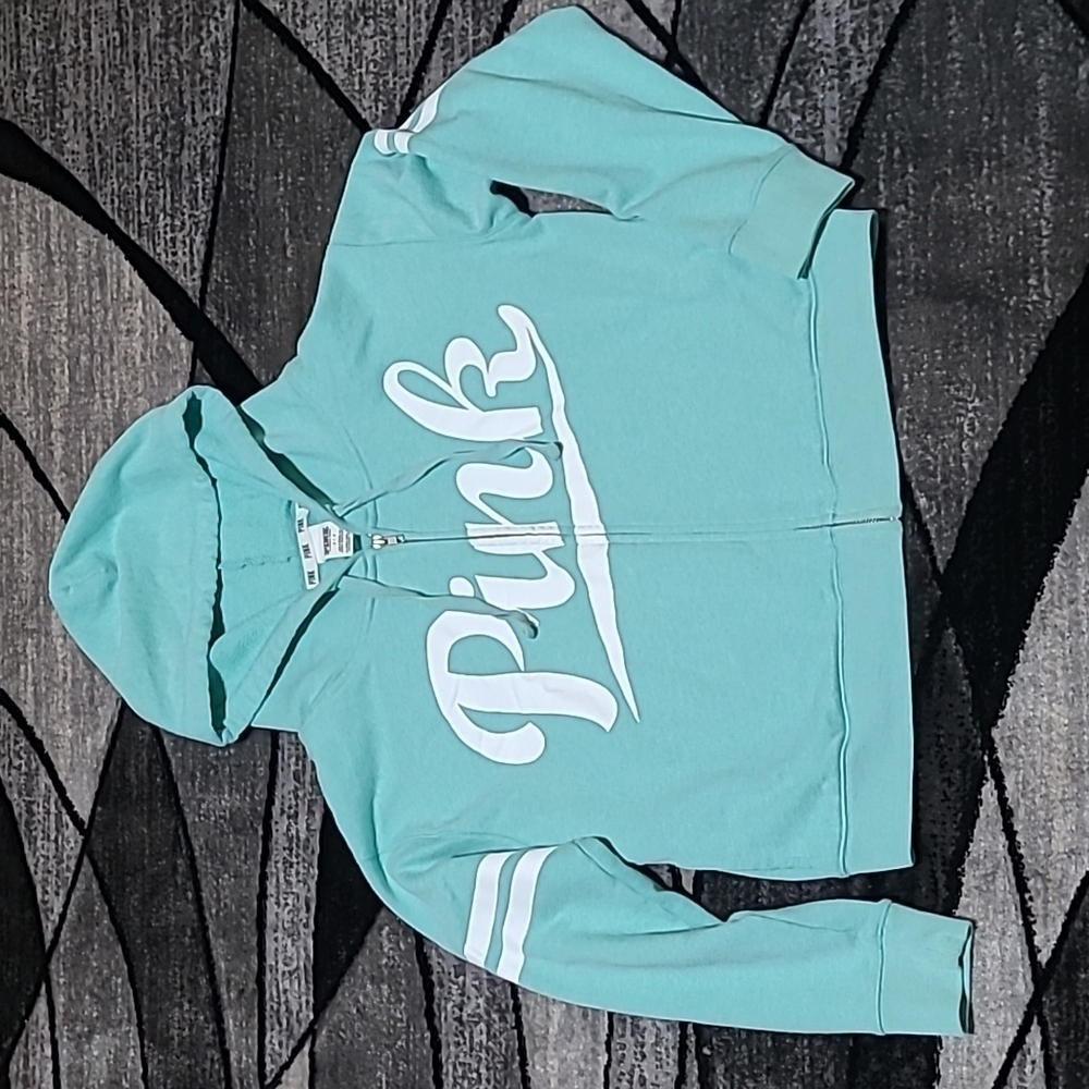VS PINK 2014 FULL-ZIP HOODIE JACKET SHIRT PRICE FIRM